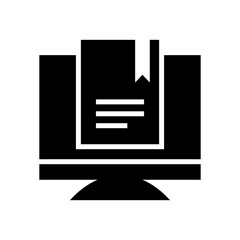 elearning icon or logo isolated sign symbol vector illustration - high quality black style vector icons
