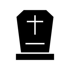 Obraz premium grave icon or logo isolated sign symbol vector illustration - high quality black style vector icons 