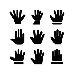 hand icon or logo isolated sign symbol vector illustration - high quality black style vector icons
