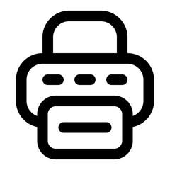 printer line icon