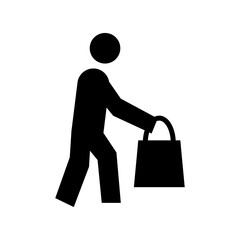 shopping icon or logo isolated sign symbol vector illustration - high quality black style vector icons
