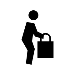 shopping icon or logo isolated sign symbol vector illustration - high quality black style vector icons
