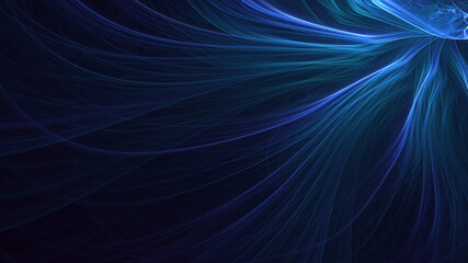 Fototapeta premium 3D rendering abstract multicolor fractal light background