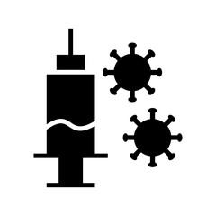 vaccine icon or logo isolated sign symbol vector illustration - high quality black style vector icons
