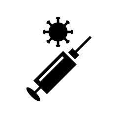 vaccine icon or logo isolated sign symbol vector illustration - high quality black style vector icons
