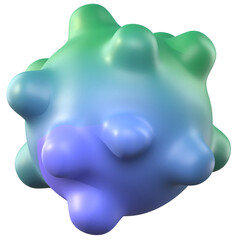 Virus 3d Illustration 