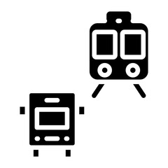 Vector Design Public Transport Icon Style