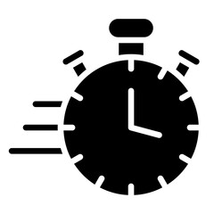 Vector Design Fast Time Icon Style