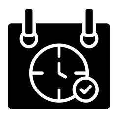 Vector Design Deadline Icon Style