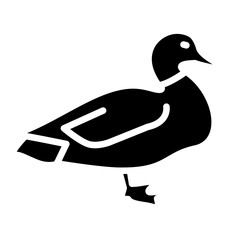 Vector Design Duck Icon Style