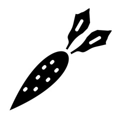 Vector Design Carrots Icon Style