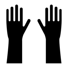 Obraz premium Vector Design Gloves Icon Style