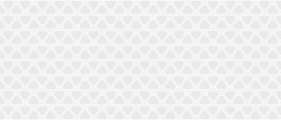 Fototapeta premium Abstract triangles pattern white background. Modern vector illustration.