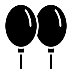 Vector Design Balloons Icon Style