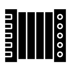 Obraz premium Accordion Icon Style