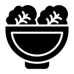 Vector Design Salad Icon Style