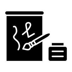 Calligraphy Icon Style