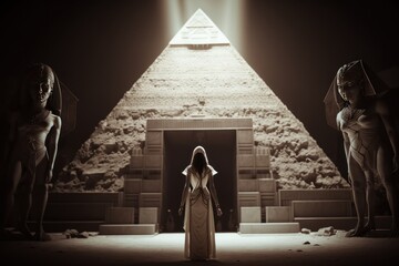 Egyptian mythology - goddes isis - Generative AI