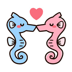 タツノオトシゴのカップル