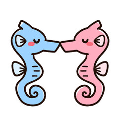 タツノオトシゴのカップル