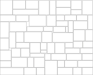 white brick background