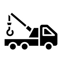 Vector Design Tow Truck Icon Style