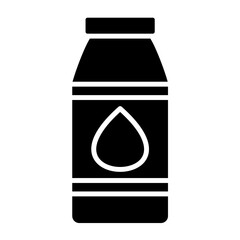 Milk Bottle Icon Style
