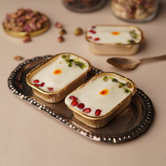 Traditional Indian Bengali Sweets Chum Chum 