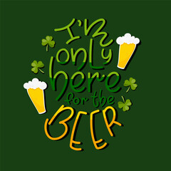 Im only here for the beer lettering poster design.