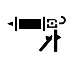 Vector Design Caulking Gun Icon Style