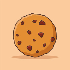 Free vector cookies food cartoon vector icon illustration food icon concept isolated 