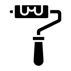 Vector Design Paint Roller Icon Style