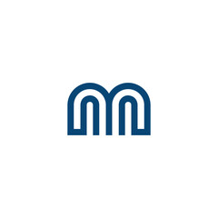 creative m logo m icon catchy simple m logo