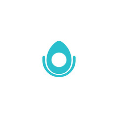 egg logo round egg size icon simple symbol