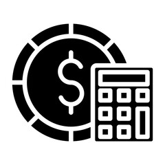 Vector Design Budget Icon Style