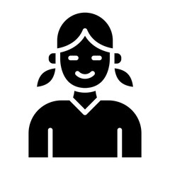 Vector Design Daughter Icon Style