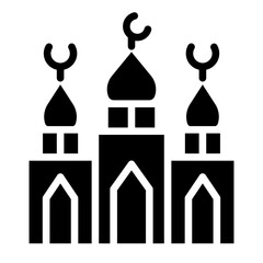Vector Design Mosque Icon Style
