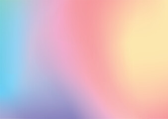Abstract colorful blur background, rainbow gradient vector illustration template for website, backdrop, poster, banner