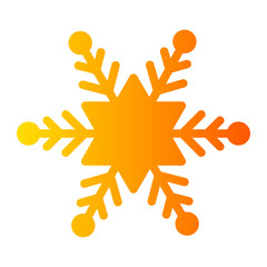Snowflake gradient icon