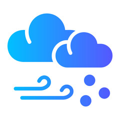 Snowflake gradient icon