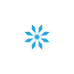 Fototapeta premium simple symbol clothing industry simple logo for textile use