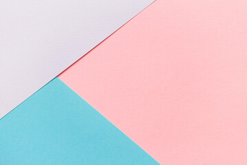 pink and blue paper sheets, business concept background for your text