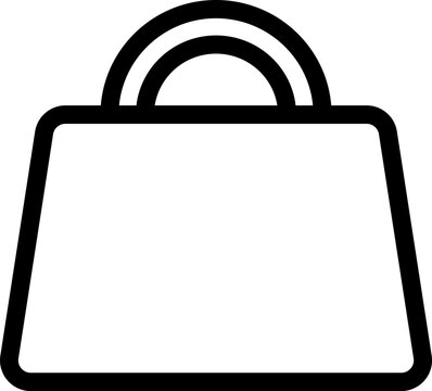 recommend clip art: 白いカバンのシンプルなイラストアイコン