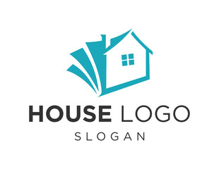 Logo design about Home on a white background. created using the CorelDraw application.