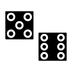 Vector Design Dices Icon Style