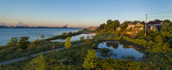 Restored Wetland, Blue River Park, St. Clair River, Port Huron, MI