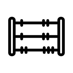 abacus icon or logo isolated sign symbol vector illustration - high quality black style vector icons
