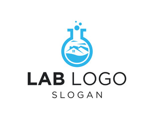 Logo design about Lab on a white background. created using the CorelDraw application.