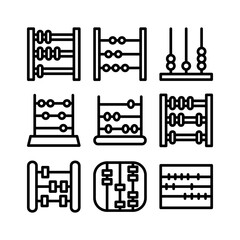 Obraz premium abacus icon or logo isolated sign symbol vector illustration - high quality black style vector icons 
