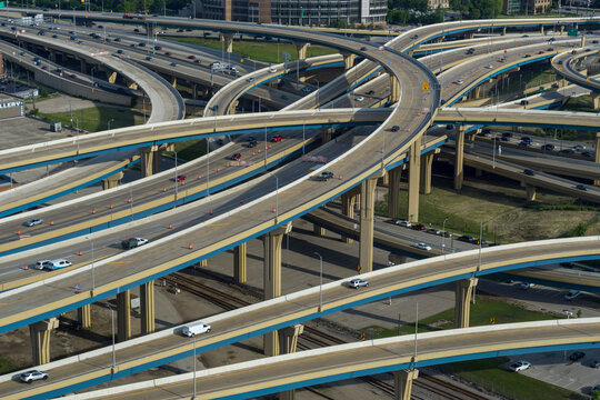 Freeway Interchange, Milwaukee, Wisconsin